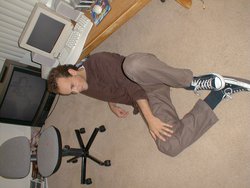 09 - Kyle modeling on the floor