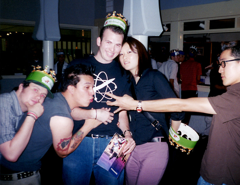 Cody and fanclub getting Medieval