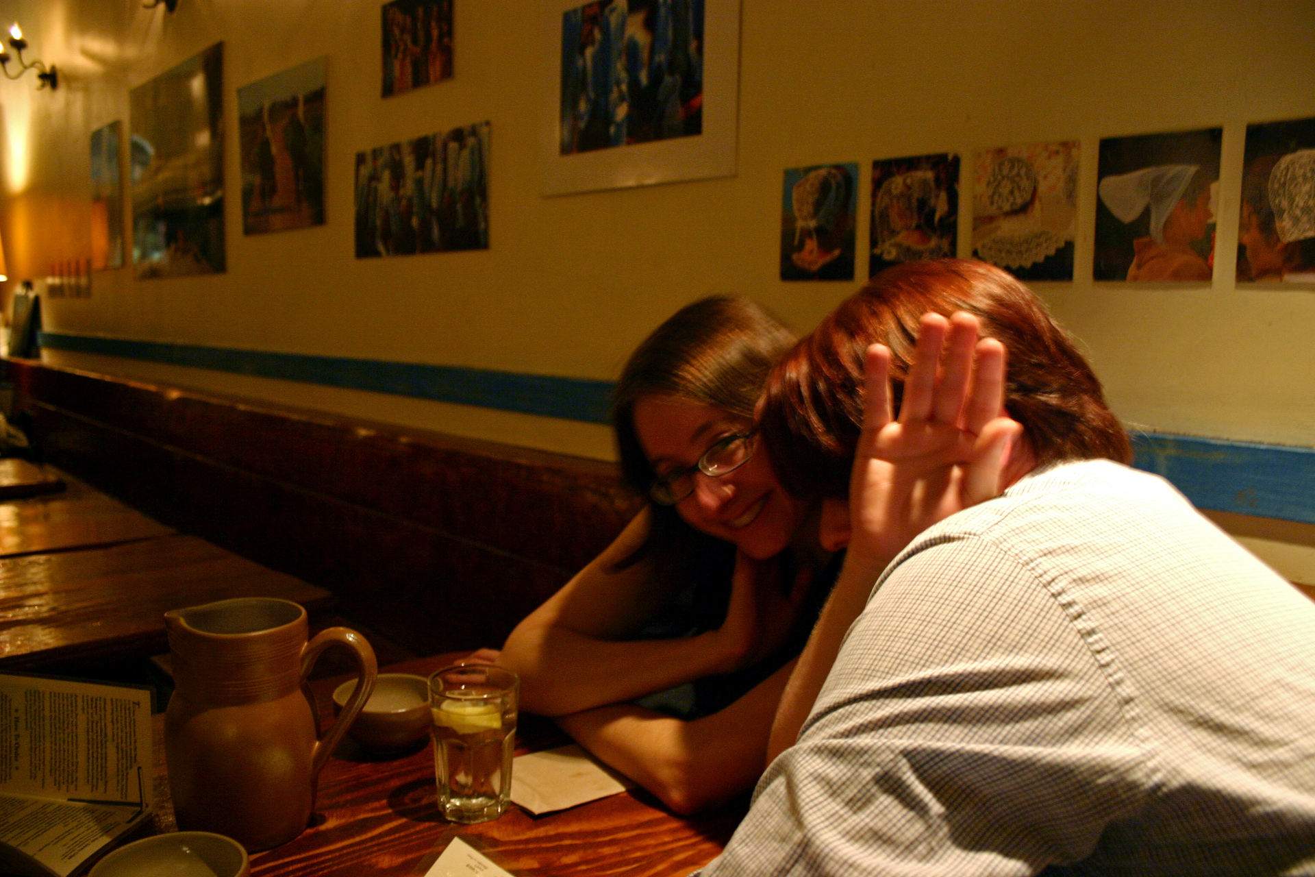 Camera shy at Ti Couz