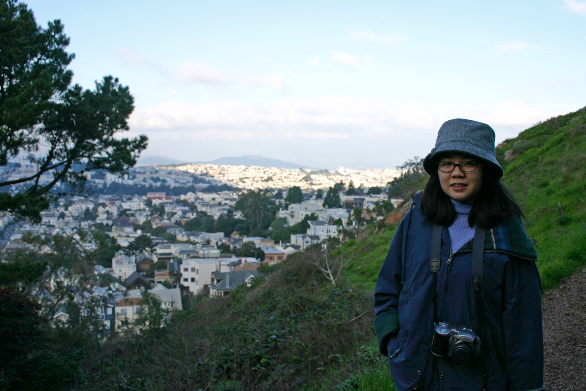 Looking out over town