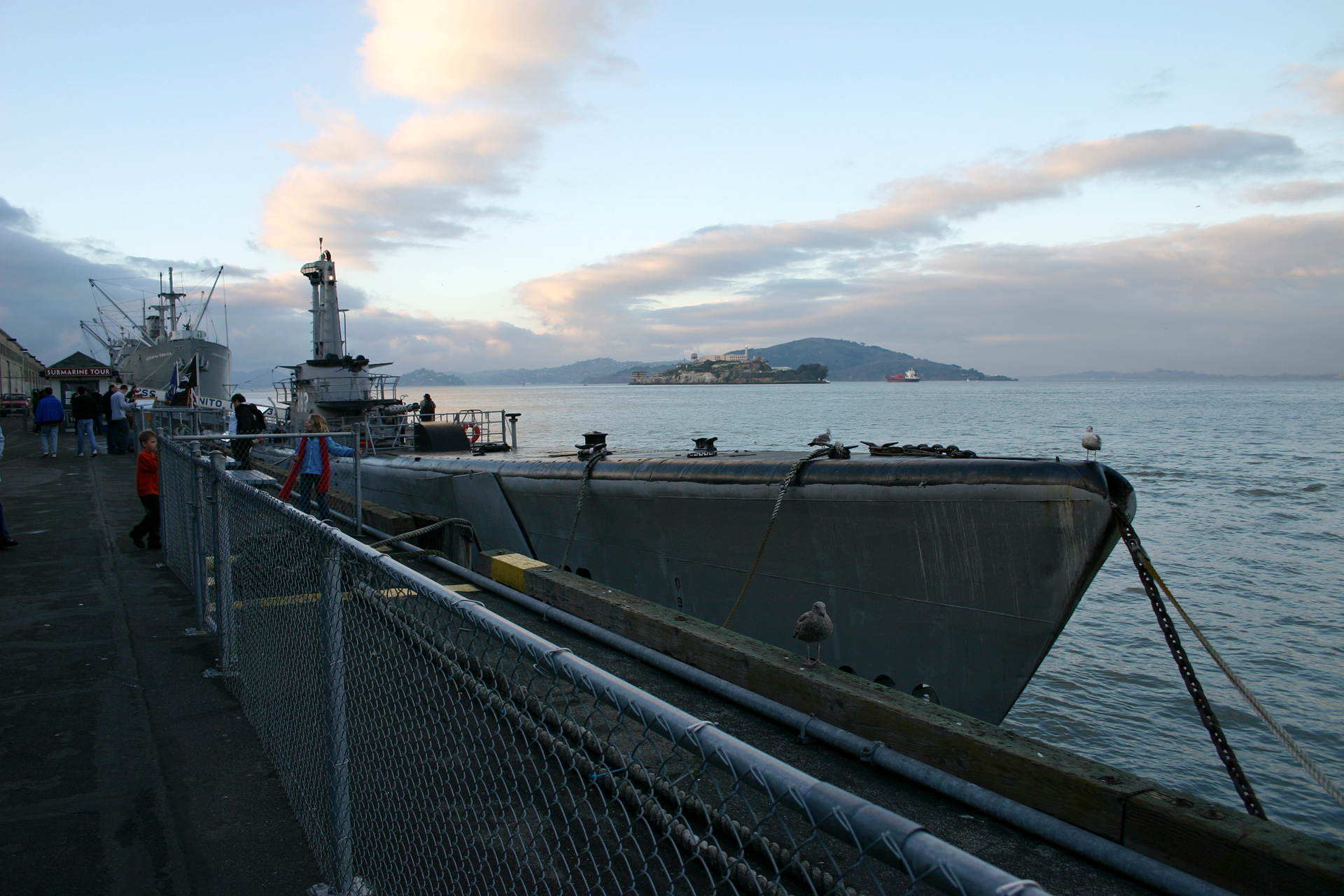 Submarine and Alcatraz