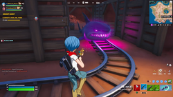 2022-9-12 - Fortnite - glitchy cave shark